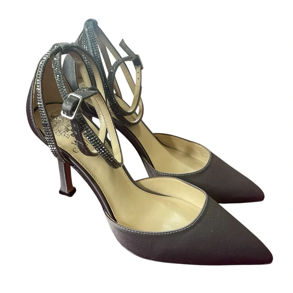 Vince Camuto Ketrinda Size 8.5
Grey Satin - Picture 3 of 16